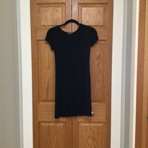 Black slim dress